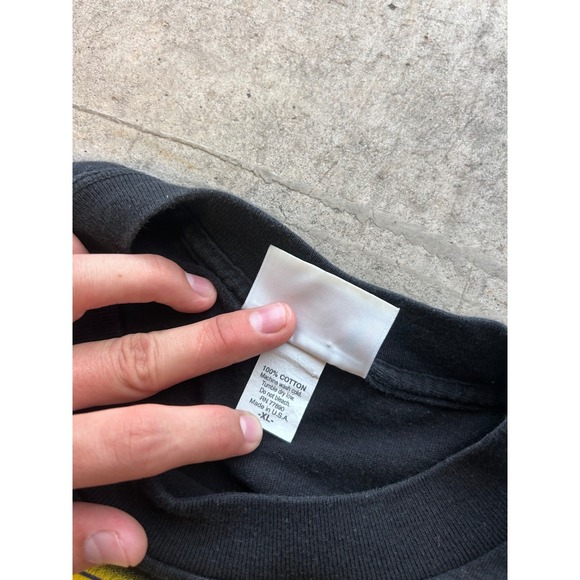 Vtg 90s Globe Wu Wear T Shirt Mens XL Black Hip Hop Single stitch Wu Tang Clan - Picture 5 of 8